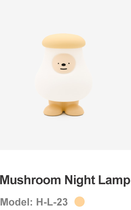 Mushroom Boy Night Lamp