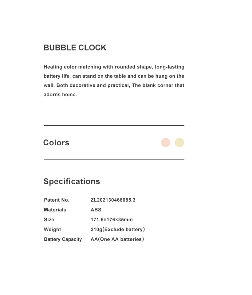 Bubble Clock