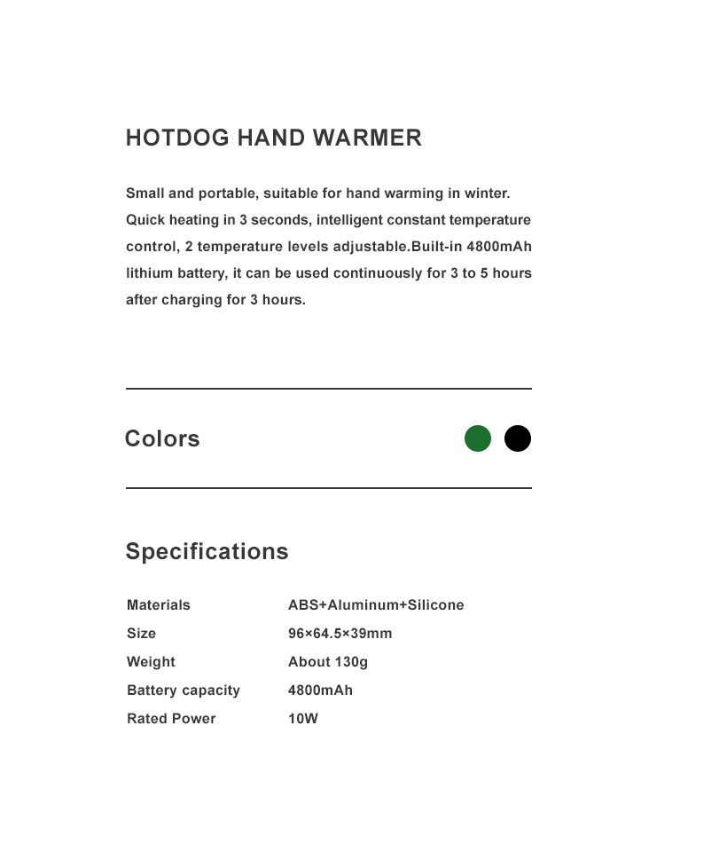 Hotdog Hand Warmer