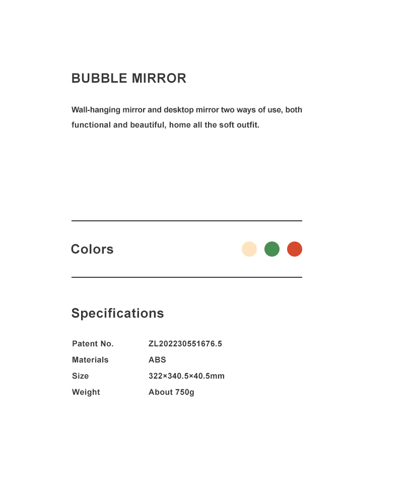 Bubble Mirror