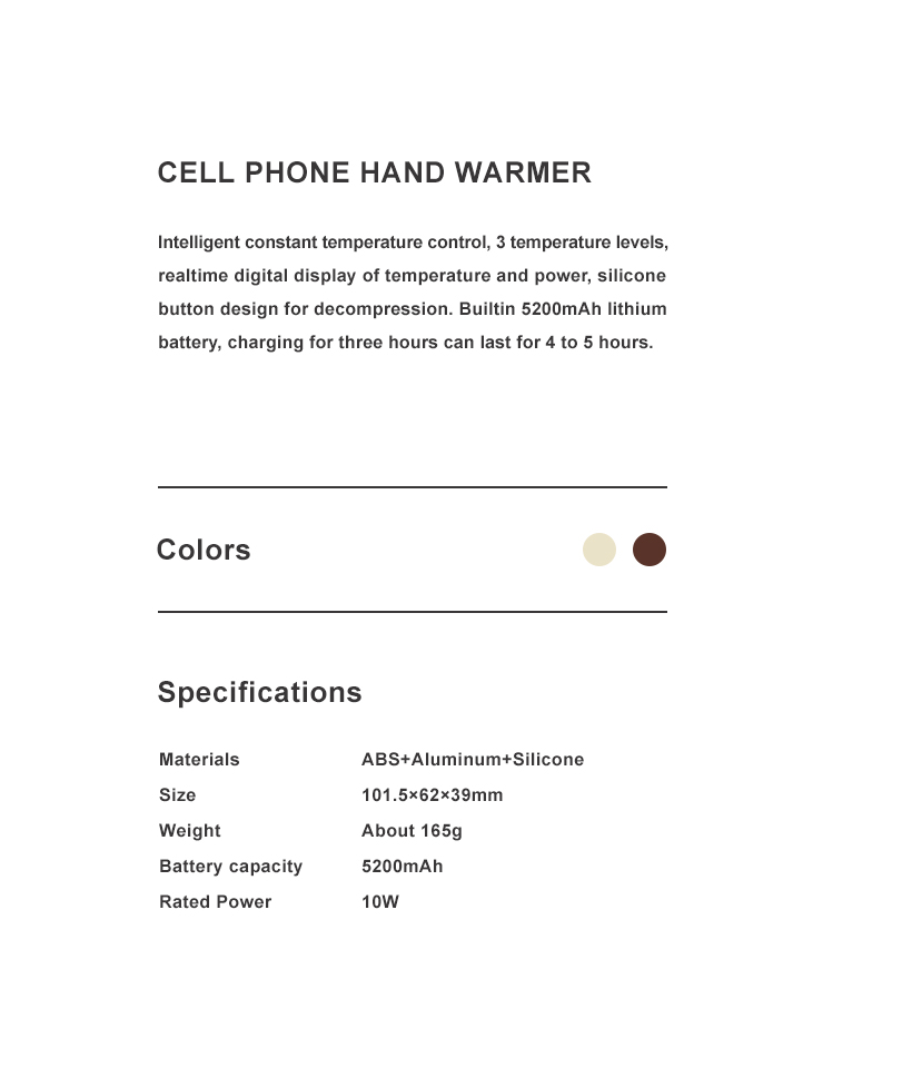 Cell Phone Hand Warmer