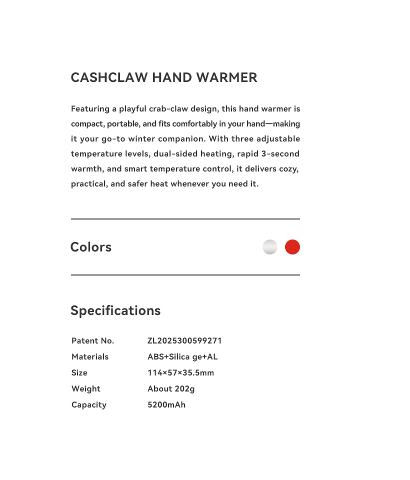 CashClaw Hand Warmer